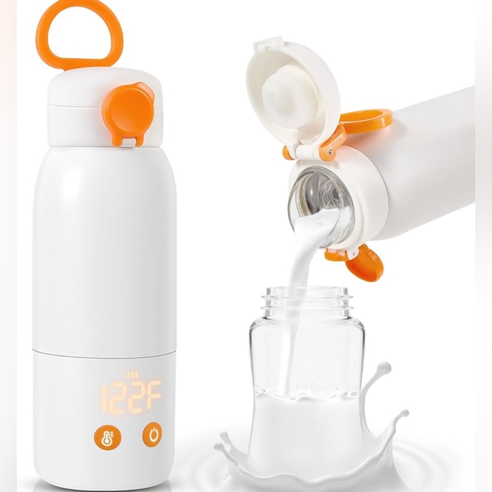 Portable 12oz Travel Milk Water Bottle Warmer - New in Box.